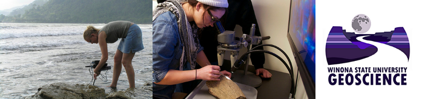 students studying geoscience